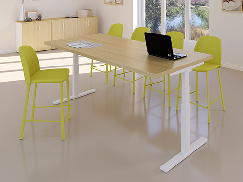 Sit stand meeting tables